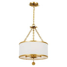 Crystorama - Broche Chandelier - Drum - 513-GA - Canada Light Shop