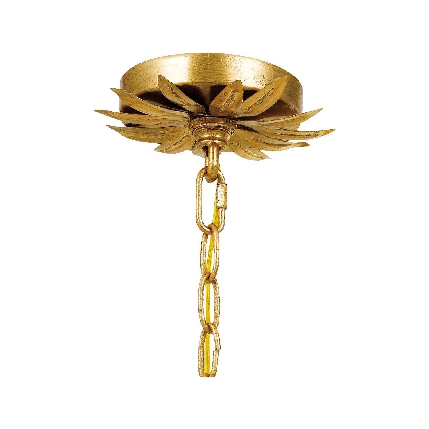 Crystorama - Broche Chandelier - Drum - 513-GA - Canada Light Shop