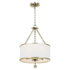 Crystorama - Broche Chandelier - Drum - 513-SA - Canada Light Shop