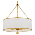 Crystorama - Broche Chandelier - Drum - 515-GA - Canada Light Shop