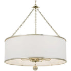 Crystorama - Broche Chandelier - Drum - 515-SA - Canada Light Shop
