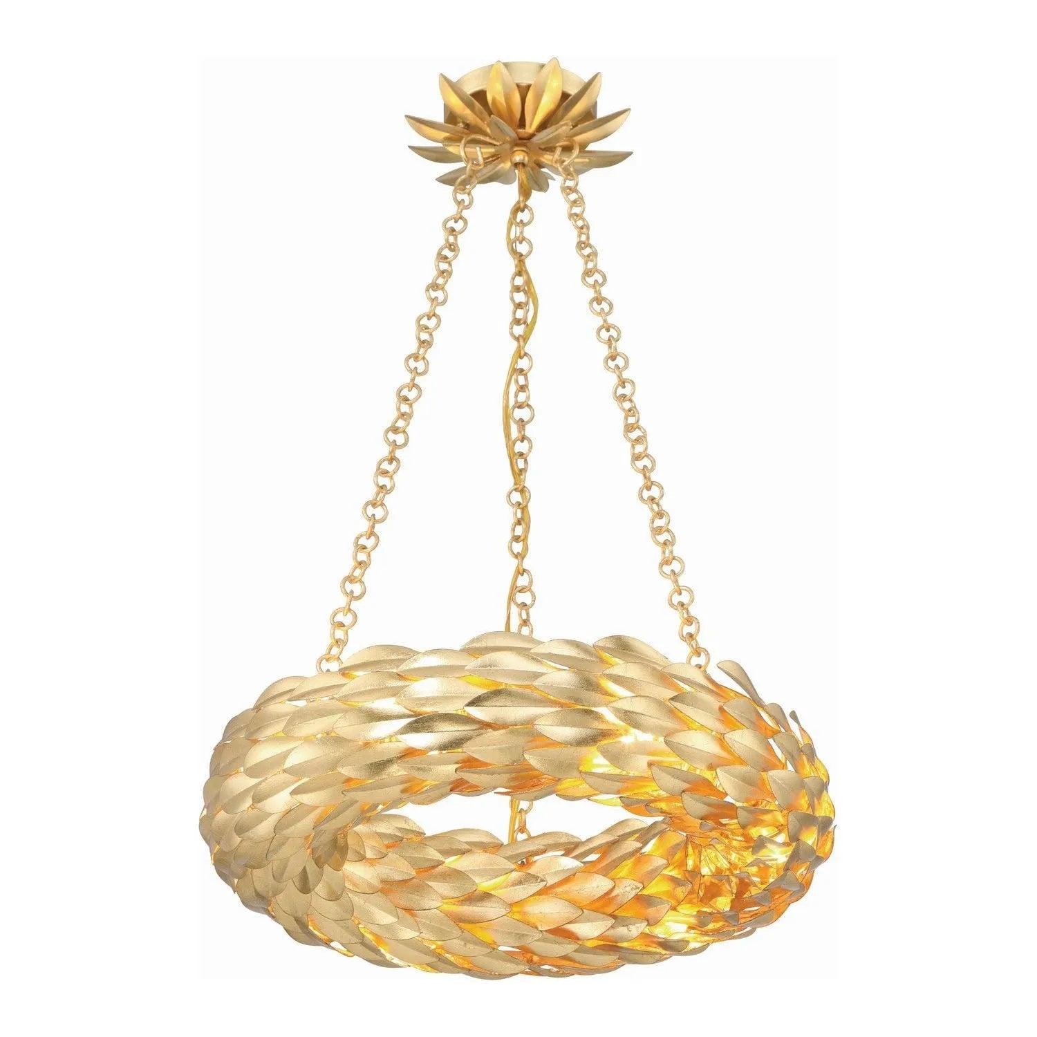 Crystorama - Broche LED Chandelier - 535-GA - Canada Light Shop