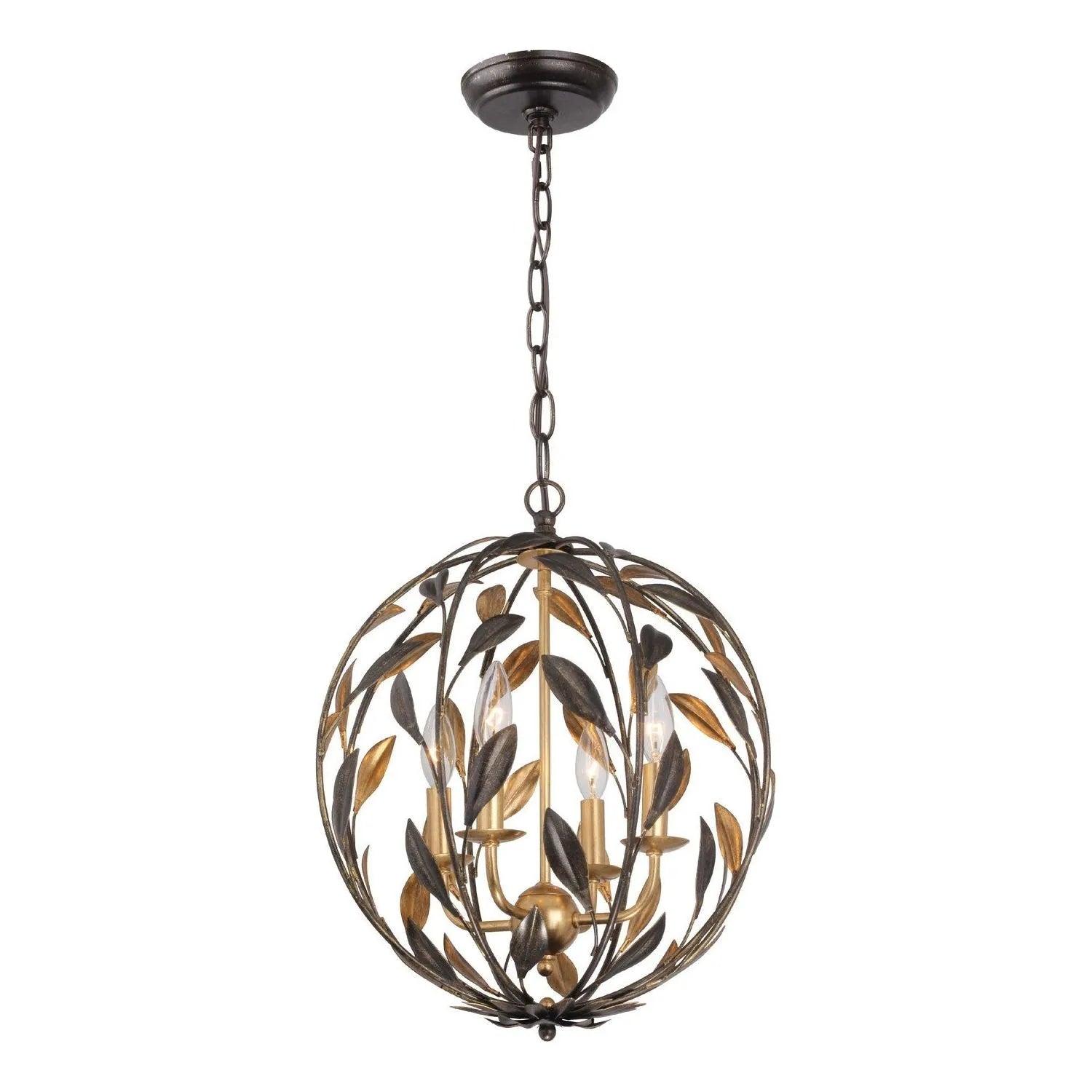 Crystorama - Broche Mini-Pendant - 504-EB-GA - Canada Light Shop
