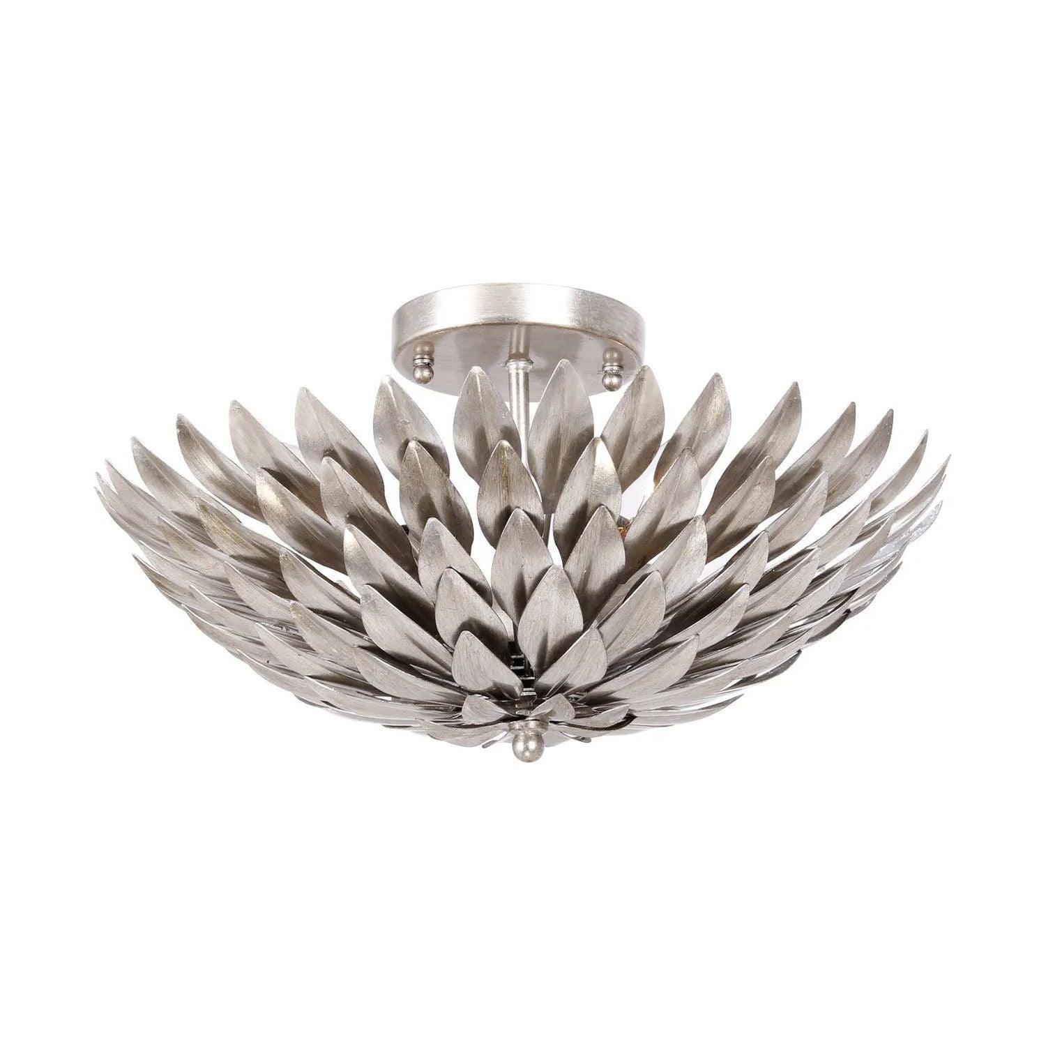 Crystorama - Broche Semi Flush Mount - 505 - 505-SA - Canada Light Shop