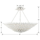 Crystorama - Broche Semi Flush Mount - 517-GA_CEILING - Canada Light Shop