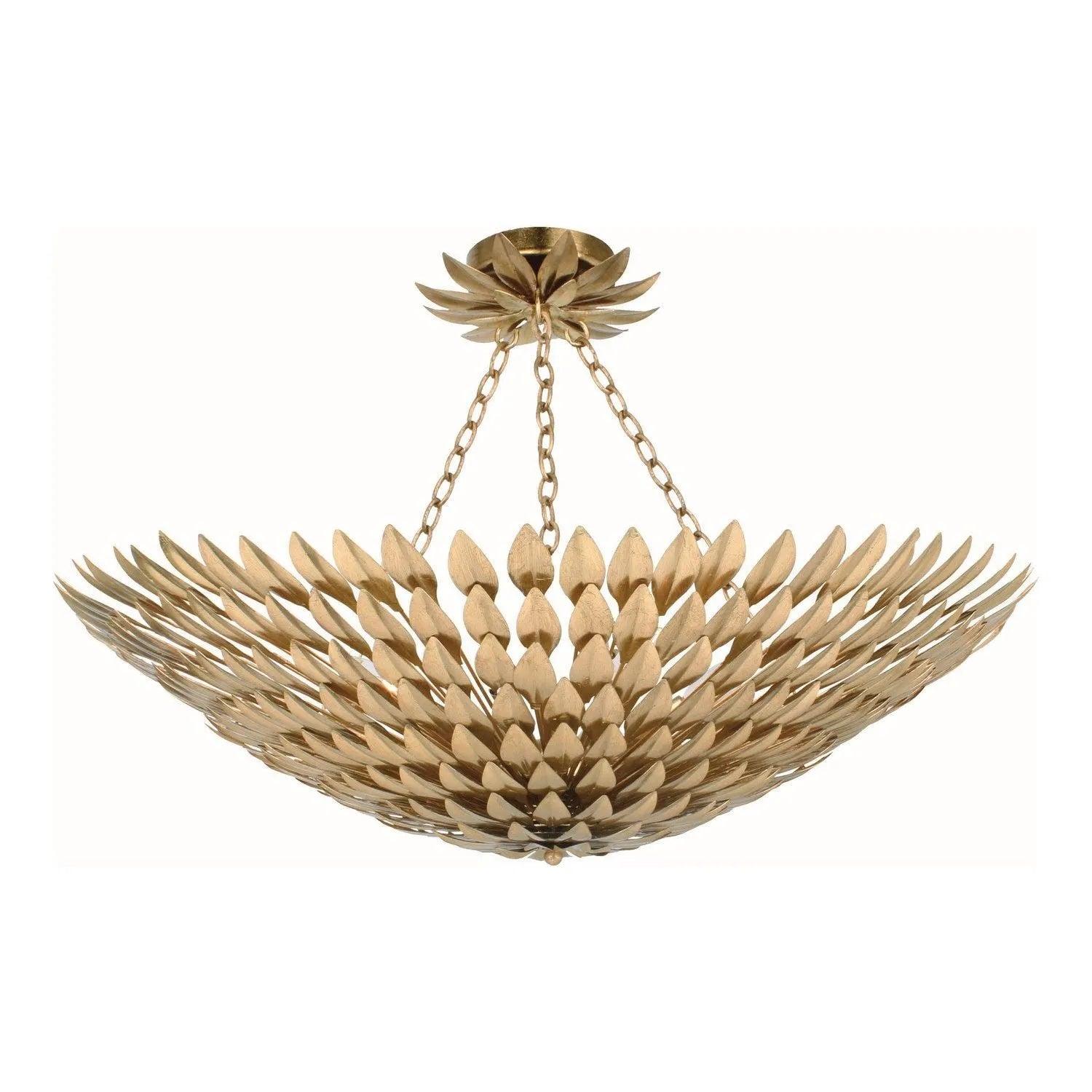 Crystorama - Broche Semi Flush Mount - 519-GA_CEILING - Canada Light Shop
