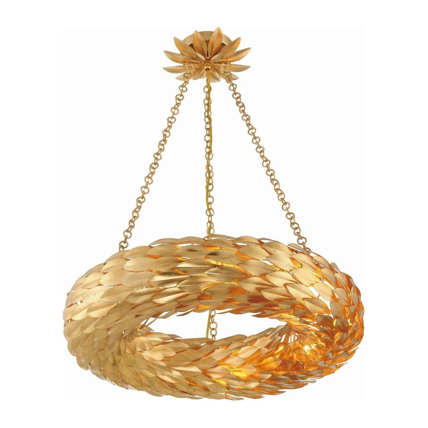 Crystorama - Broche Semi Flush Mount - Ring - 536-GA_CEILING - Canada Light Shop