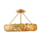 Crystorama - Broche Semi Flush Mount - Ring - 536-GA_CEILING - Canada Light Shop