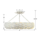 Crystorama - Broche Semi Flush Mount - Ring - 536-GA_CEILING - Canada Light Shop