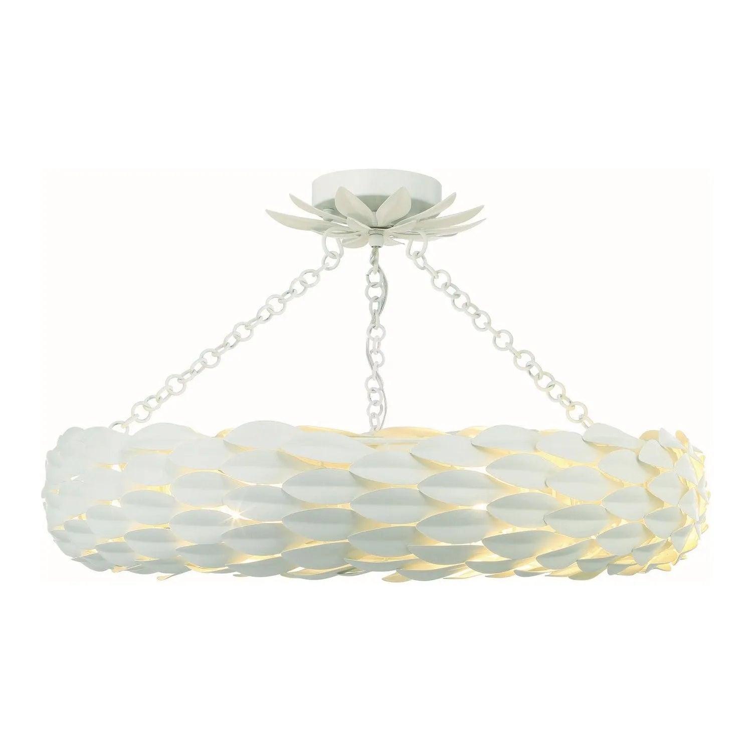 Crystorama - Broche Semi Flush Mount - Ring - 536-MT_CEILING - Canada Light Shop