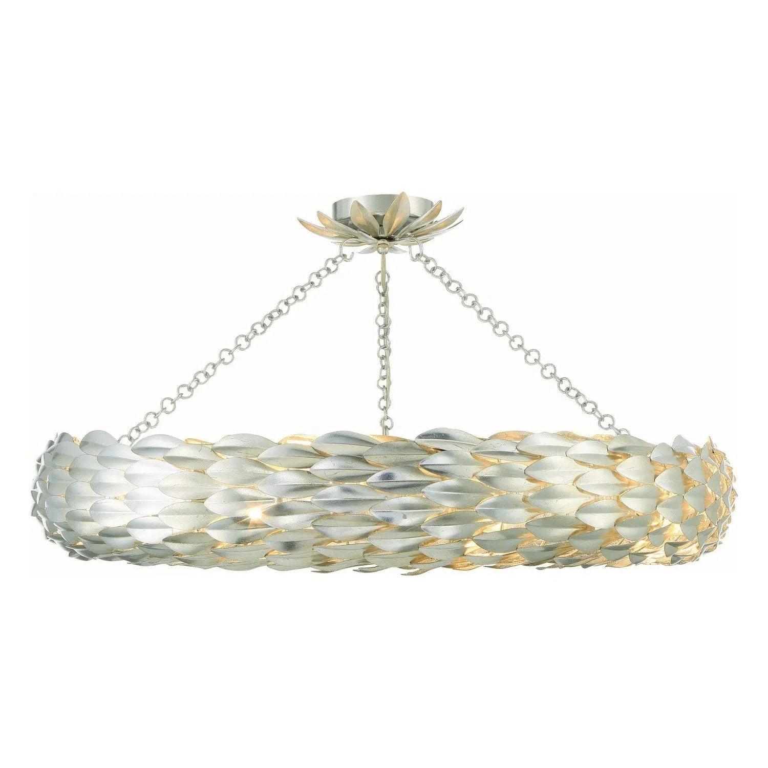 Crystorama - Broche Semi Flush Mount - Ring - 538-SA_CEILING - Canada Light Shop