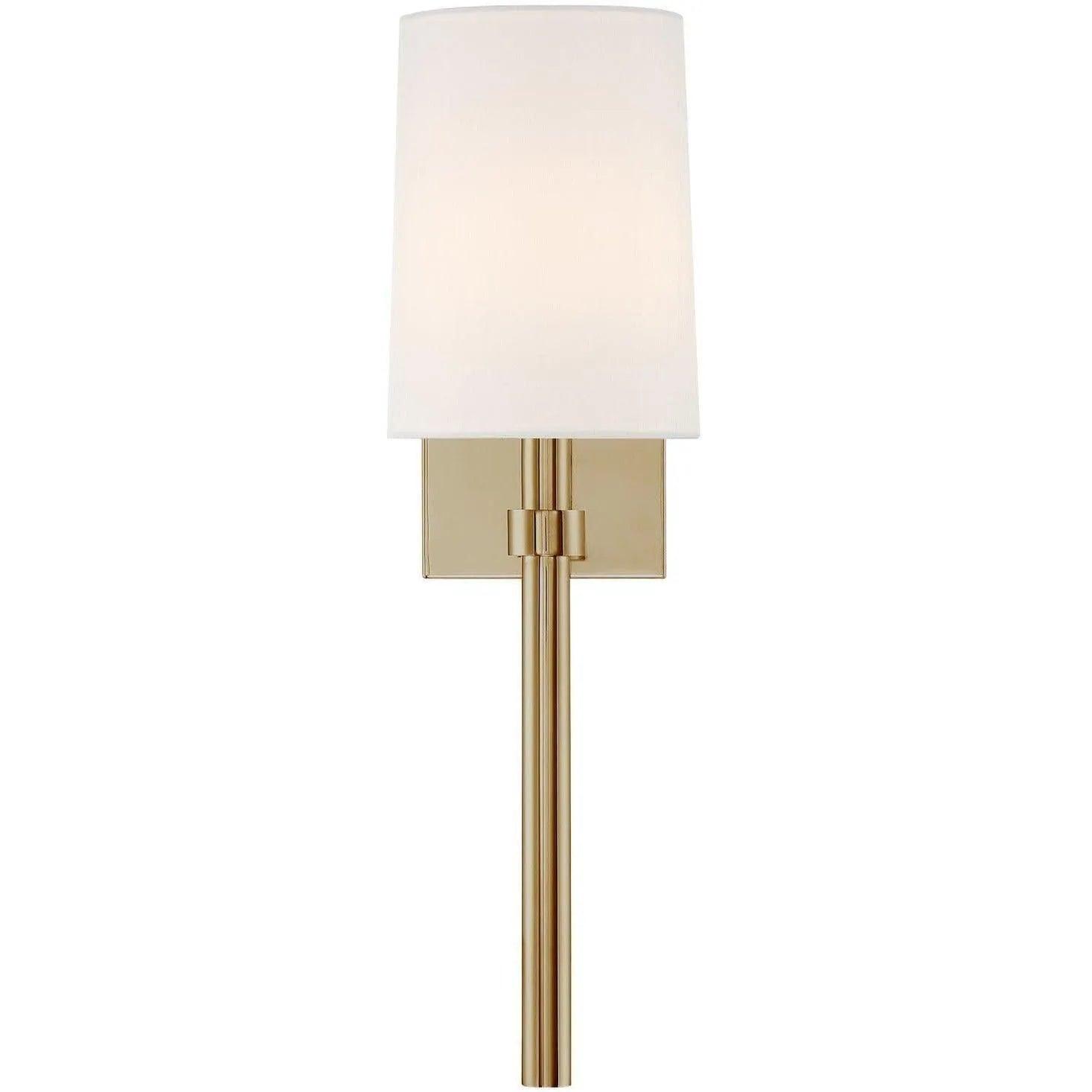 Crystorama - Bromley One Light Wall Mount - BRO-451-VG - Canada Light Shop