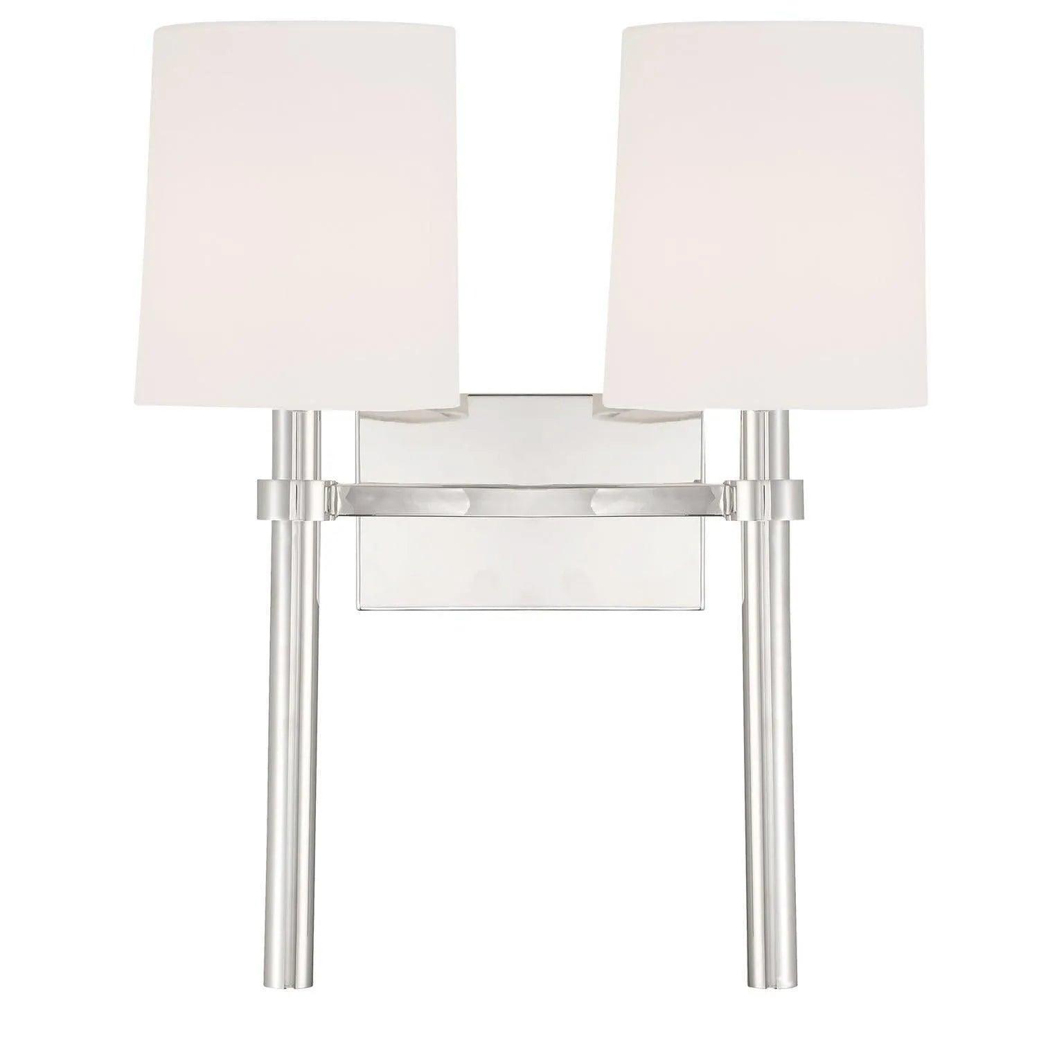 Crystorama - Bromley Wall Mount - BRO-452-PN - Canada Light Shop