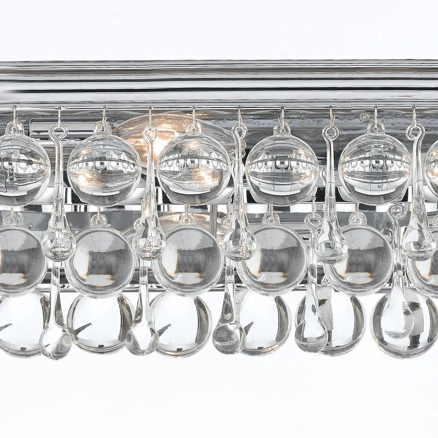 Crystorama - Calypso Eight Light Bathroom Vanity - 134-CH - Canada Light Shop