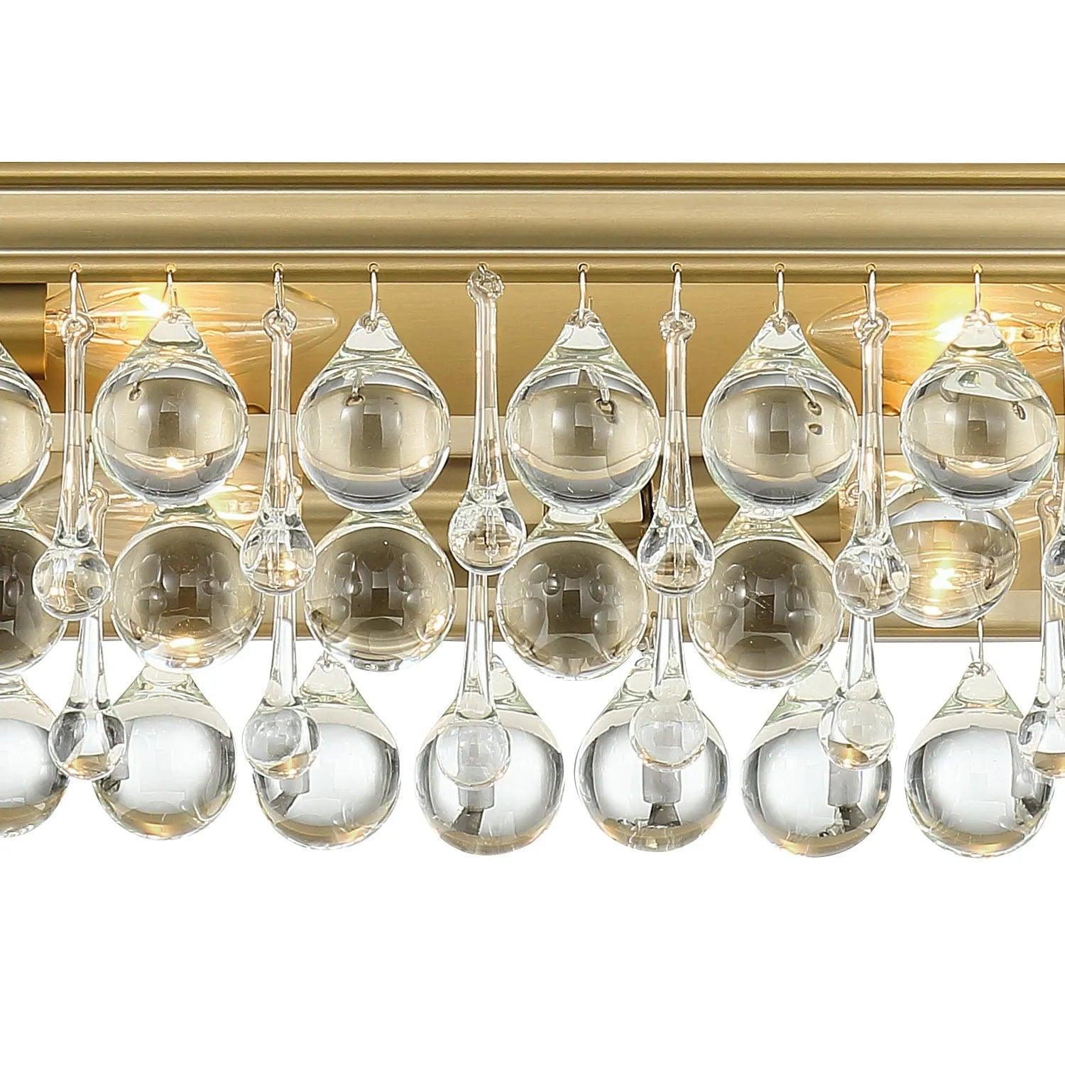 Crystorama - Calypso Eight Light Bathroom Vanity - 134-CH - Canada Light Shop