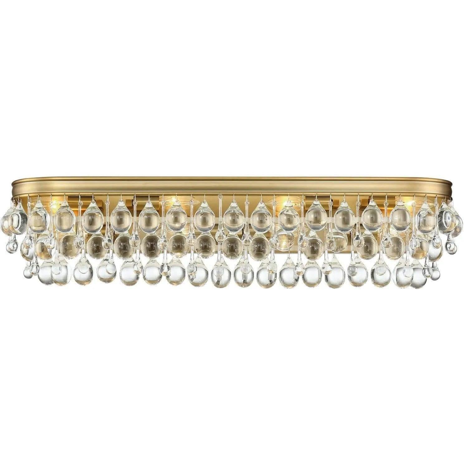 Crystorama - Calypso Eight Light Bathroom Vanity - 134-VG - Canada Light Shop