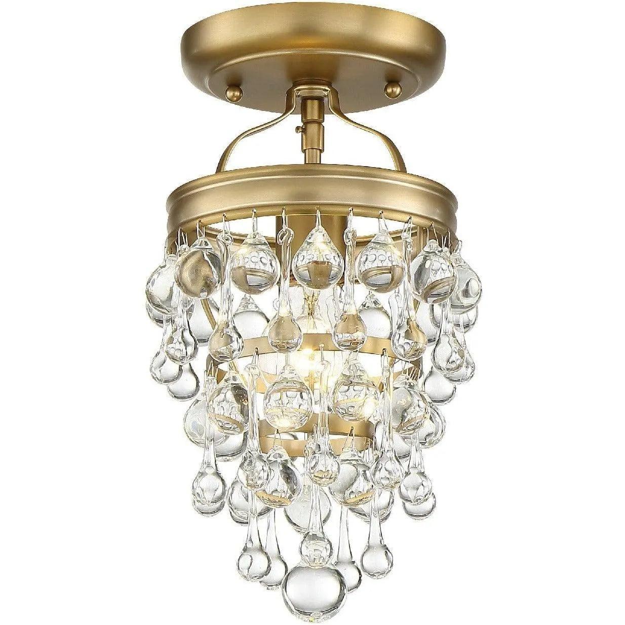 Crystorama - Calypso One Light Ceiling Mount - 131-VG_CEILING - Canada Light Shop