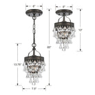 Crystorama - Calypso One Light Mini Chandelier - 131-CH - Canada Light Shop