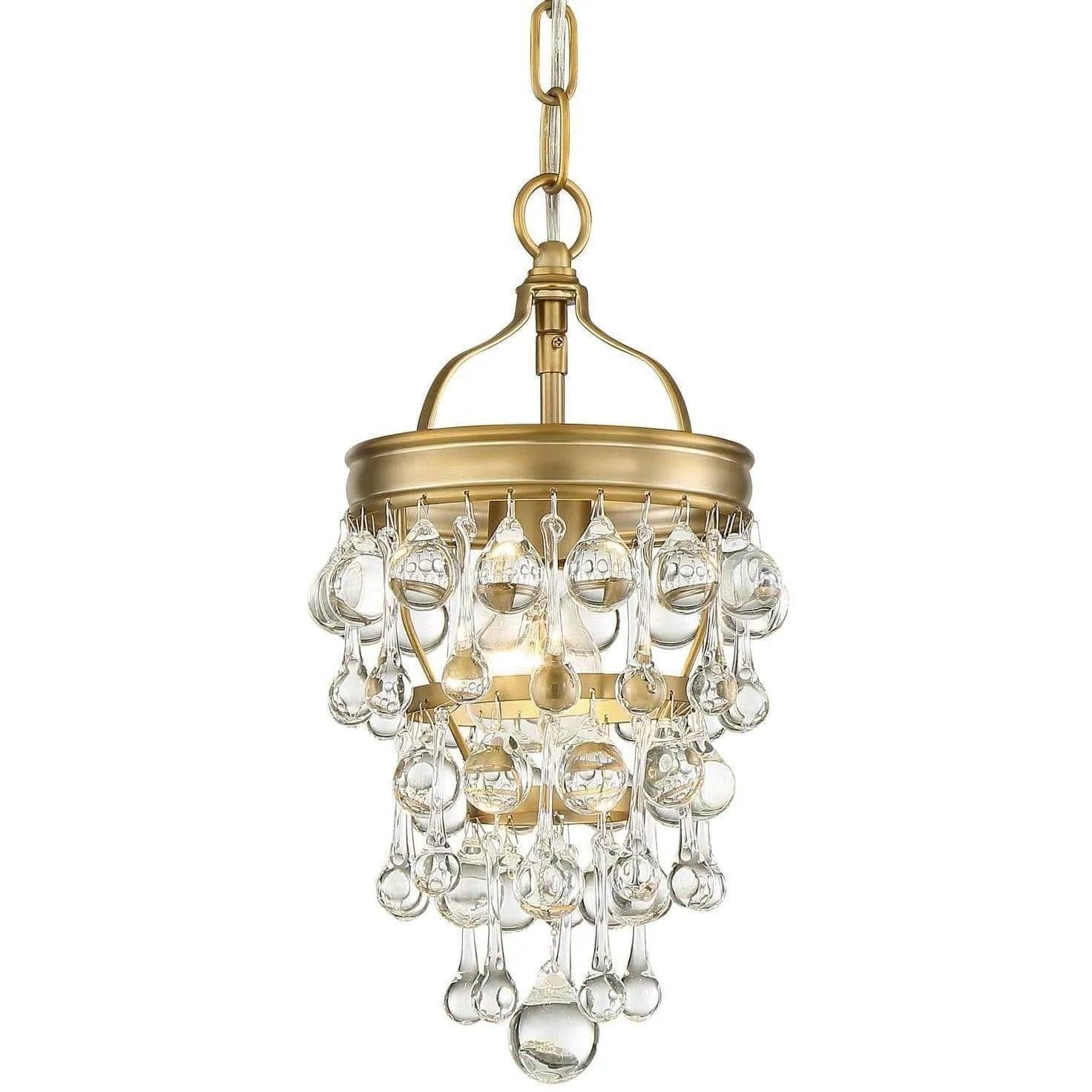 Crystorama - Calypso One Light Mini Chandelier - 131-VG - Canada Light Shop
