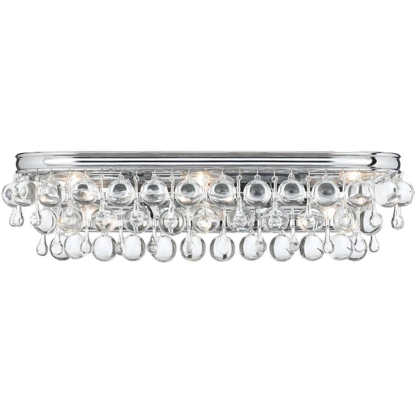 Crystorama - Calypso Six Light Bathroom Vanity - 133-CH - Canada Light Shop