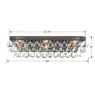 Crystorama - Calypso Six Light Bathroom Vanity - 133-CH - Canada Light Shop