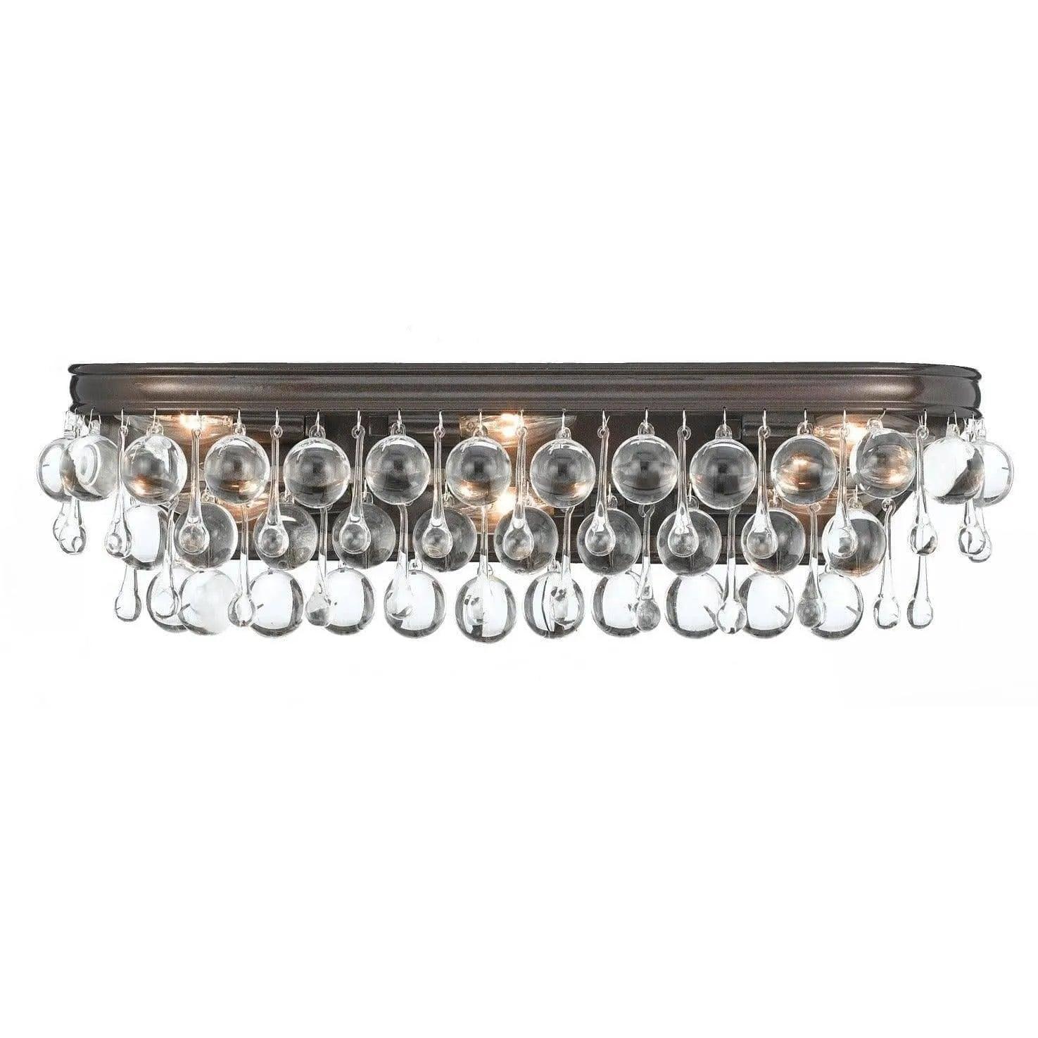 Crystorama - Calypso Six Light Bathroom Vanity - 133-VZ - Canada Light Shop