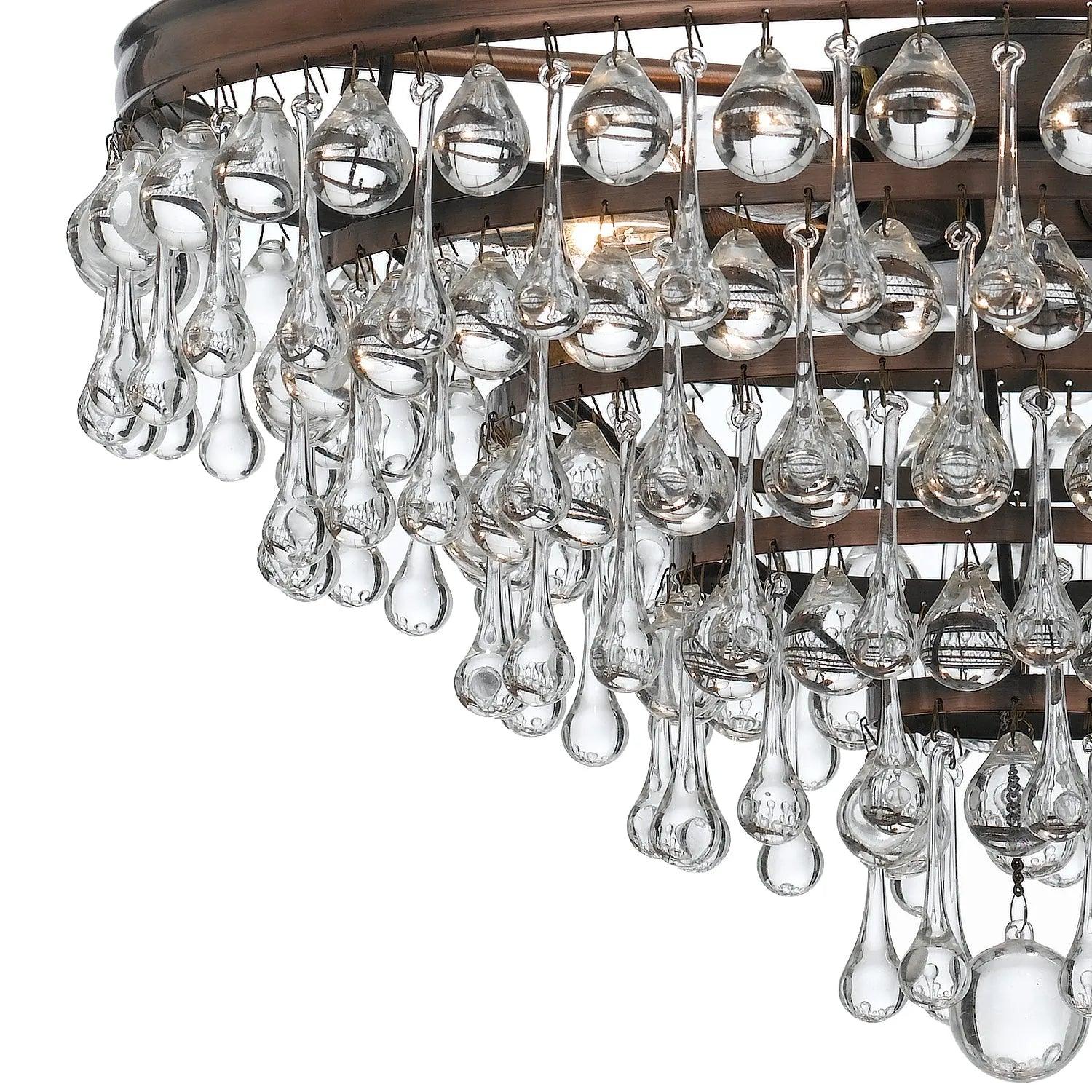 Crystorama - Calypso Six Light Chandelier - 136-CH - Canada Light Shop