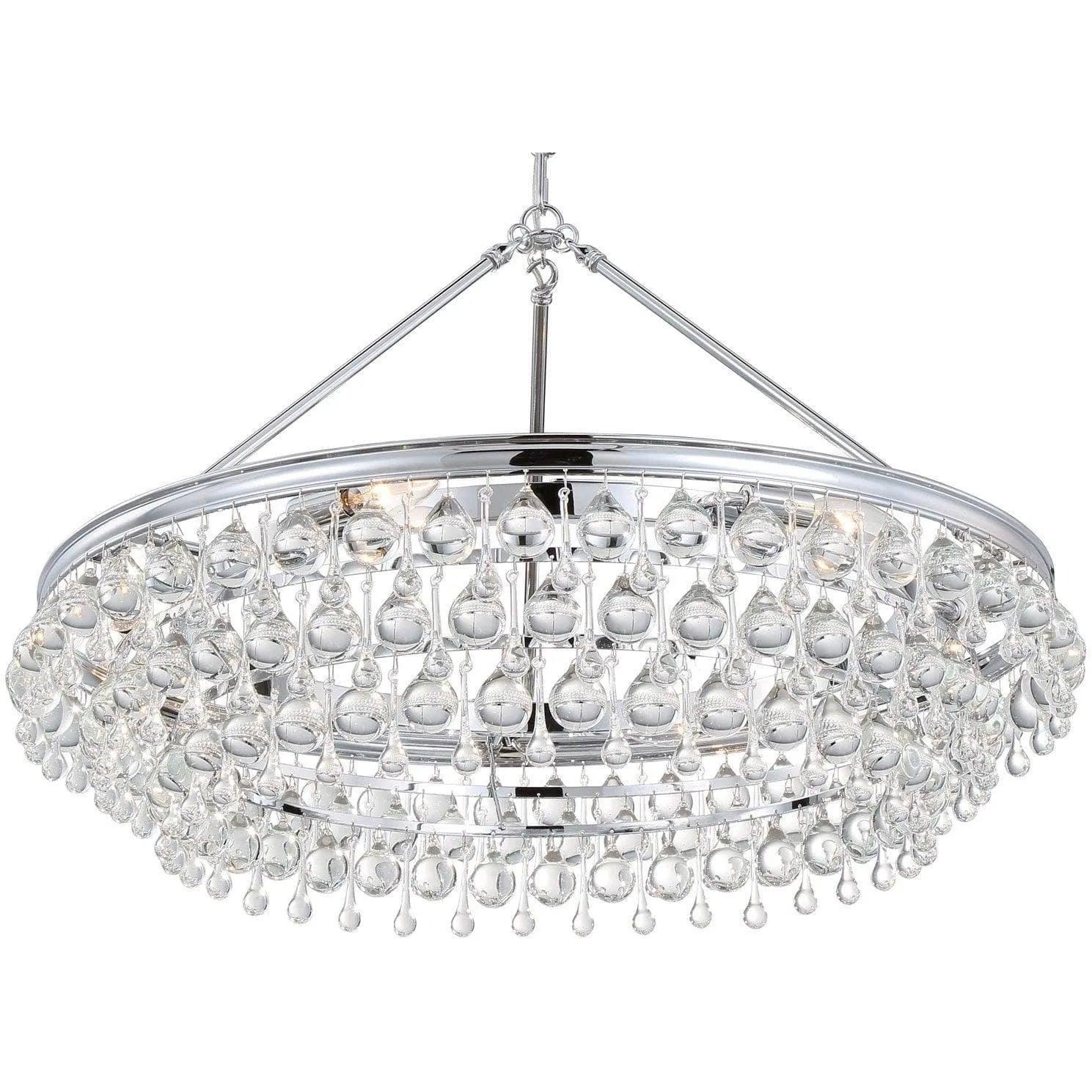 Crystorama - Calypso Six Light Chandelier - 275-CH - Canada Light Shop