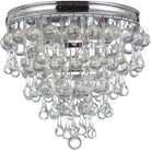 Crystorama - Calypso Three Light Ceiling Mount - 135-CH - Canada Light Shop