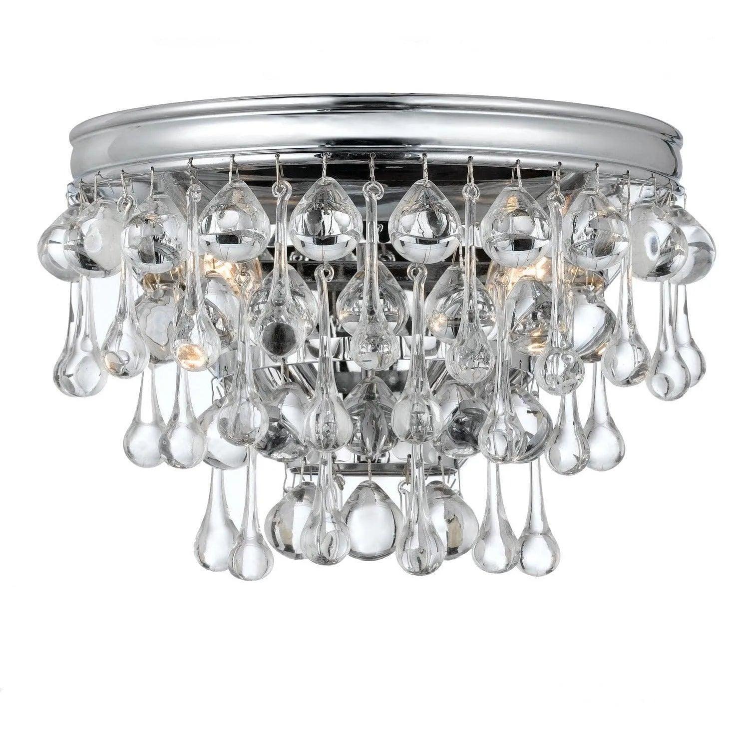 Crystorama - Calypso Two Light Wall Mount - 132-CH - Canada Light Shop