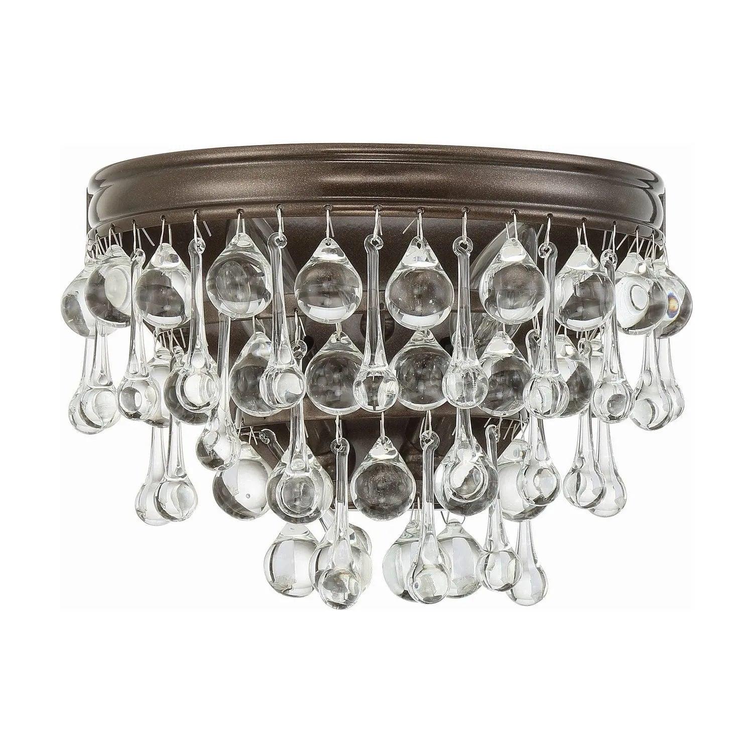 Crystorama - Calypso Two Light Wall Mount - 132-CH - Canada Light Shop