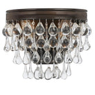 Crystorama - Calypso Two Light Wall Mount - 132-VZ - Canada Light Shop