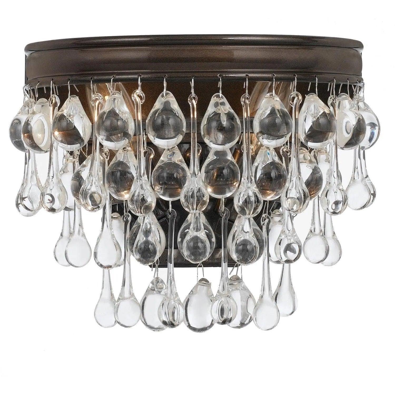 Crystorama - Calypso Two Light Wall Mount - 132-VZ - Canada Light Shop