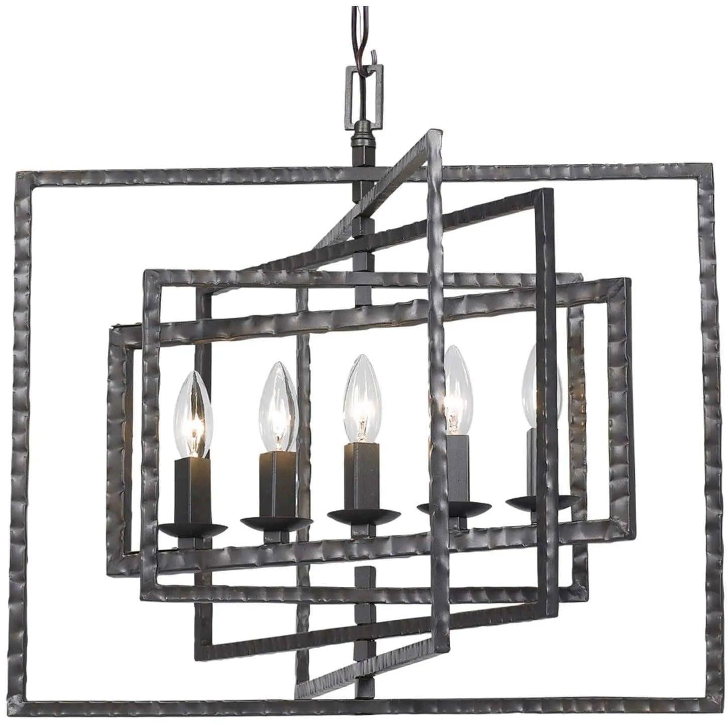 Crystorama - Capri Five Light Chandelier - 336-RS - Canada Light Shop
