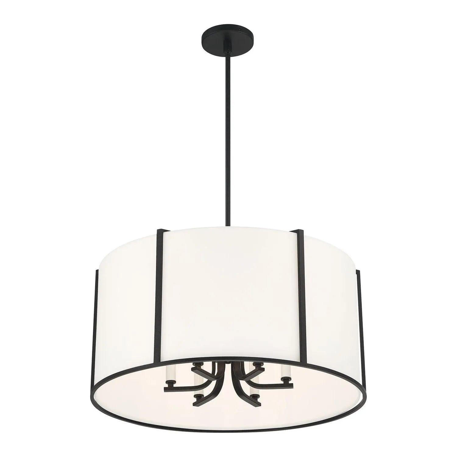 Crystorama - Carlyn Pendant - CAR-9201-BK - Canada Light Shop