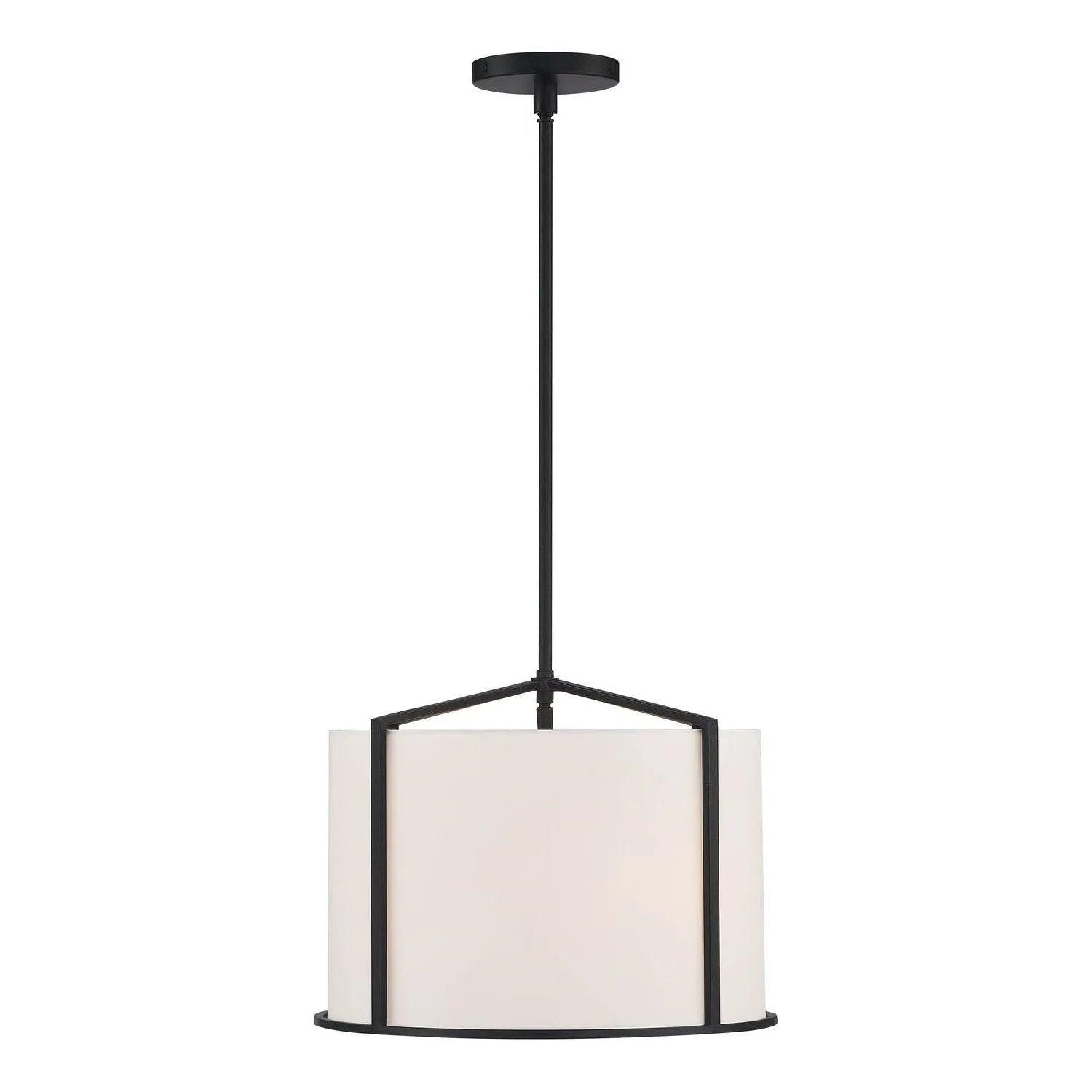 Crystorama - Carlyn Pendant - CAR-9204-BK - Canada Light Shop