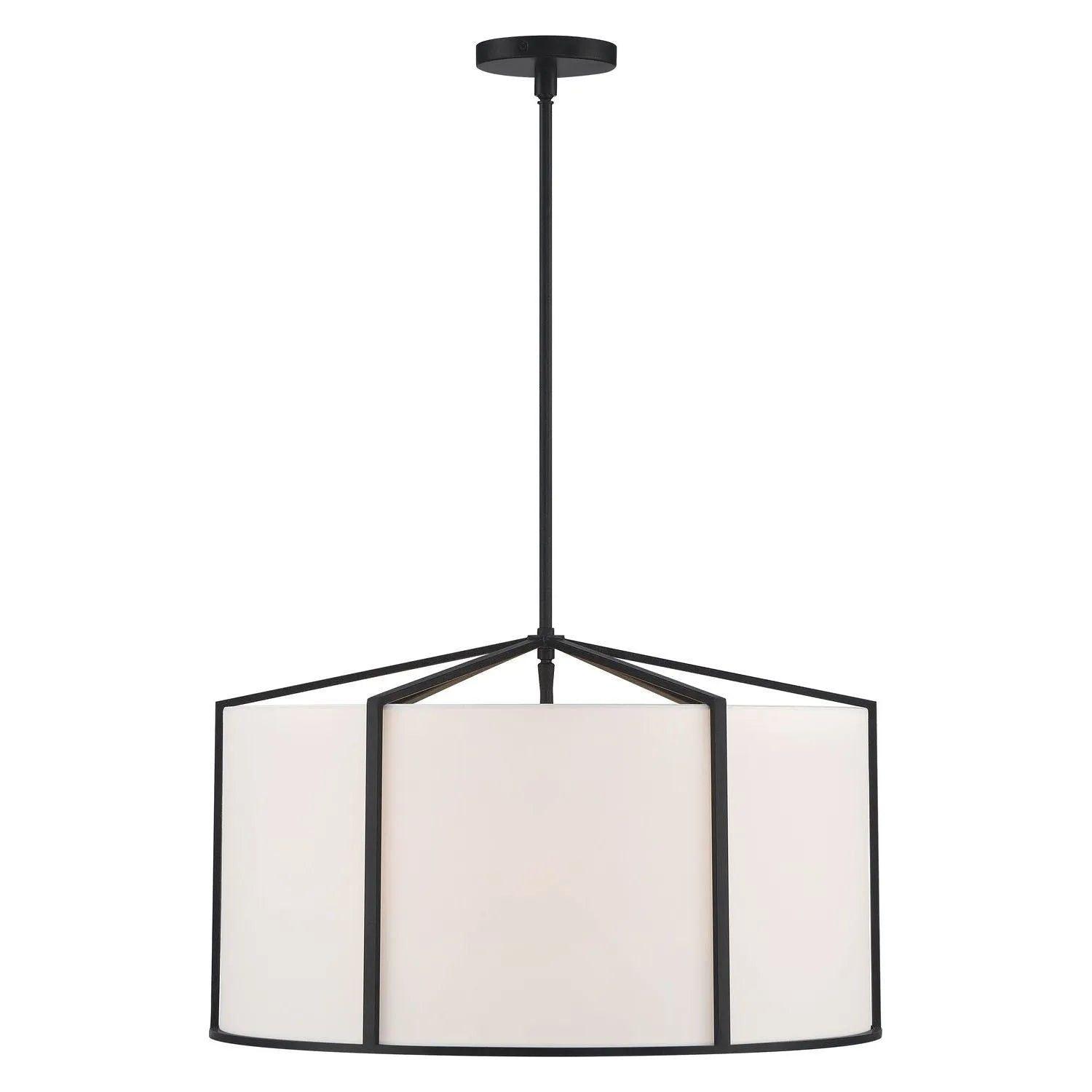 Crystorama - Carlyn Pendant - CAR-9206-BK - Canada Light Shop
