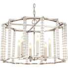 Crystorama - Carson Six Light Chandelier - 8856-PN - Canada Light Shop