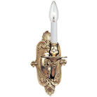 Crystorama - Cast Brass Wall Mount One Light Wall Mount - 641-PB - Canada Light Shop