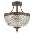 Crystorama - Ceiling Mount Three Light Ceiling Mount - 118-10-EB - Canada Light Shop