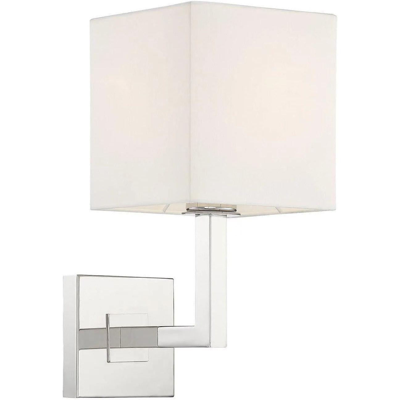Crystorama - Chatham One Light Wall Mount - CHA-491-PN - Canada Light Shop