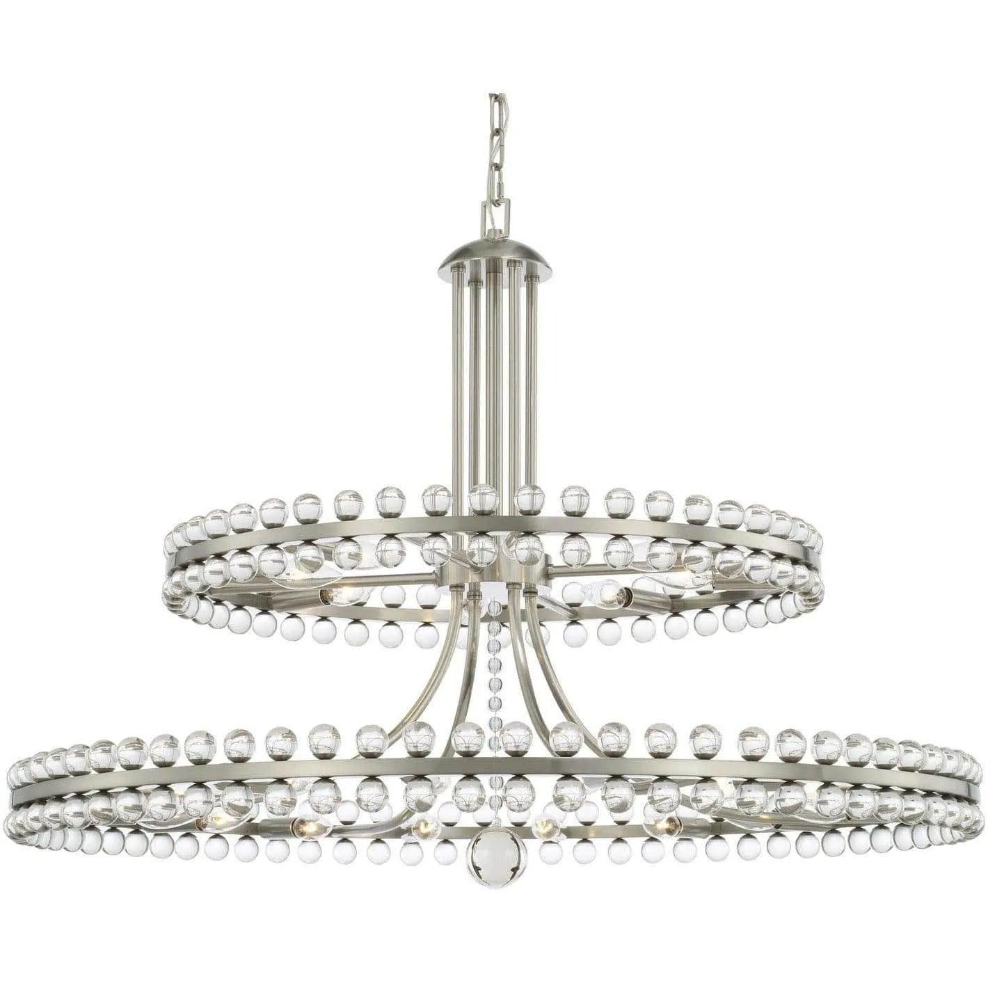 Crystorama - Clover 24 Light Chandelier - CLO-8890-BN - Canada Light Shop