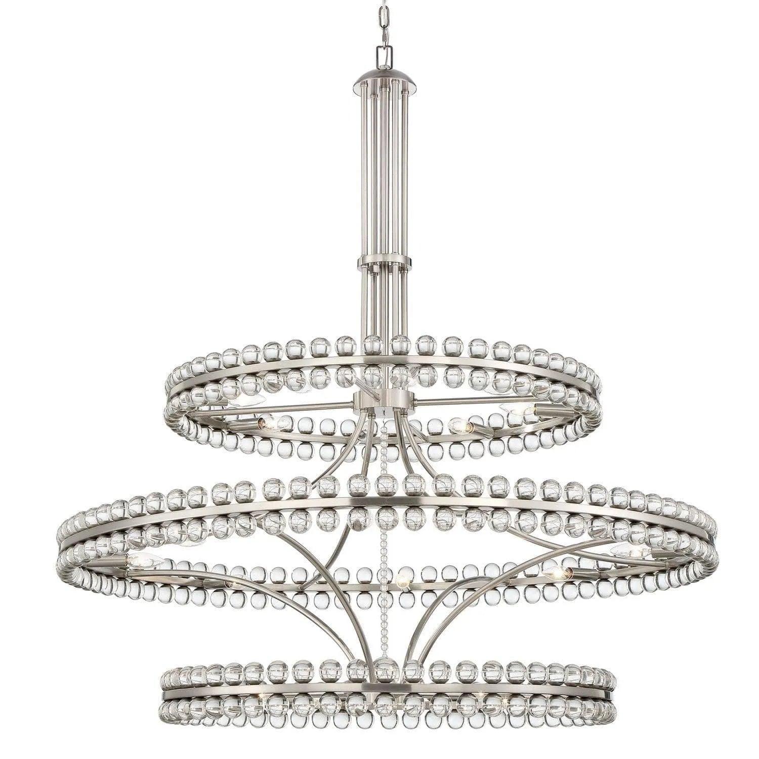 Crystorama - Clover Chandelier - CLO-8000-BN - Canada Light Shop