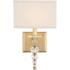 Crystorama - Clover One Light Wall Mount - CLO-8892-AG - Canada Light Shop