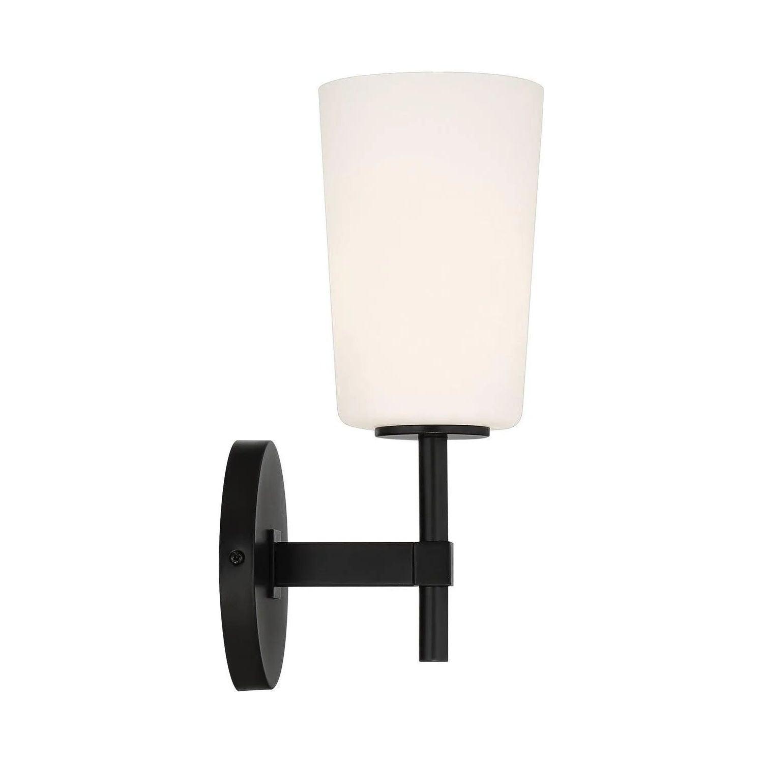 Crystorama - Colton Wall Sconce - COL-101-BK - Canada Light Shop