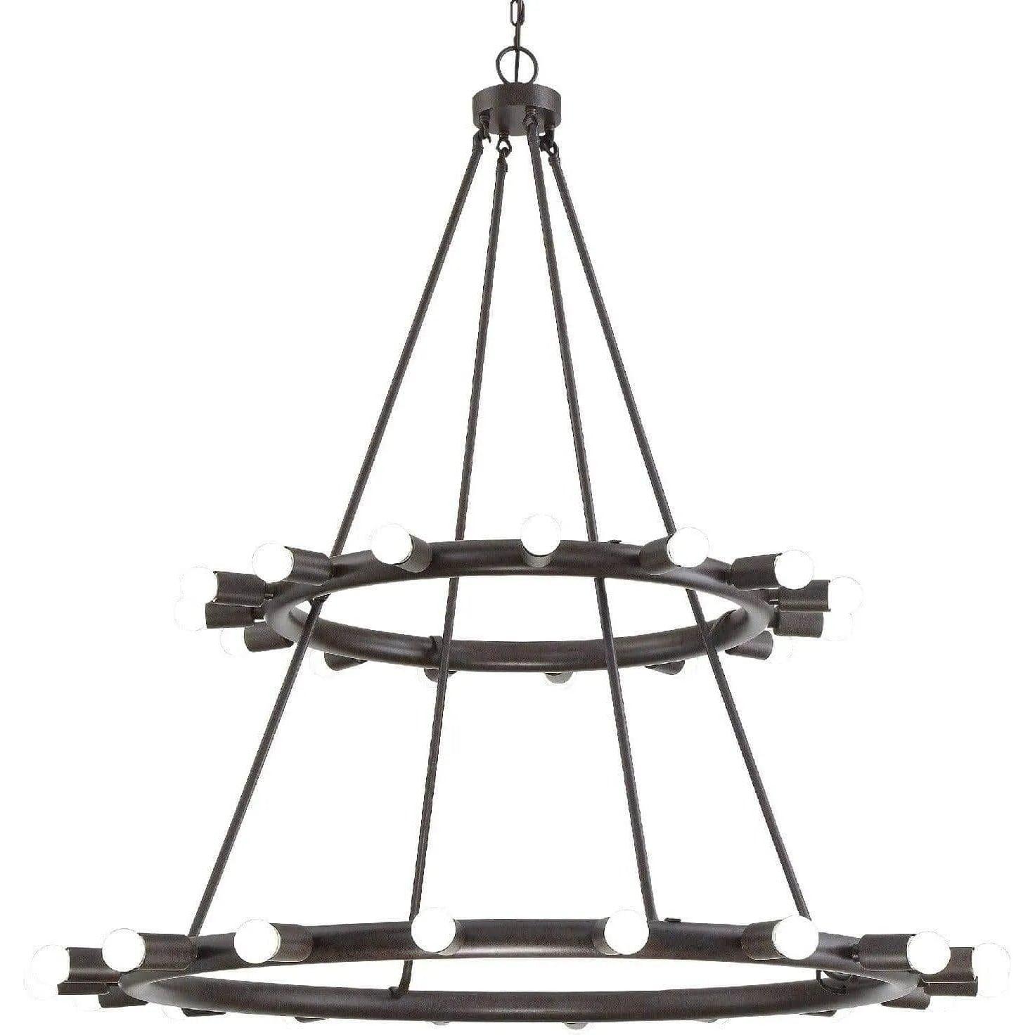 Crystorama - Dakota 33 Light Chandelier - 9049-CZ - Canada Light Shop