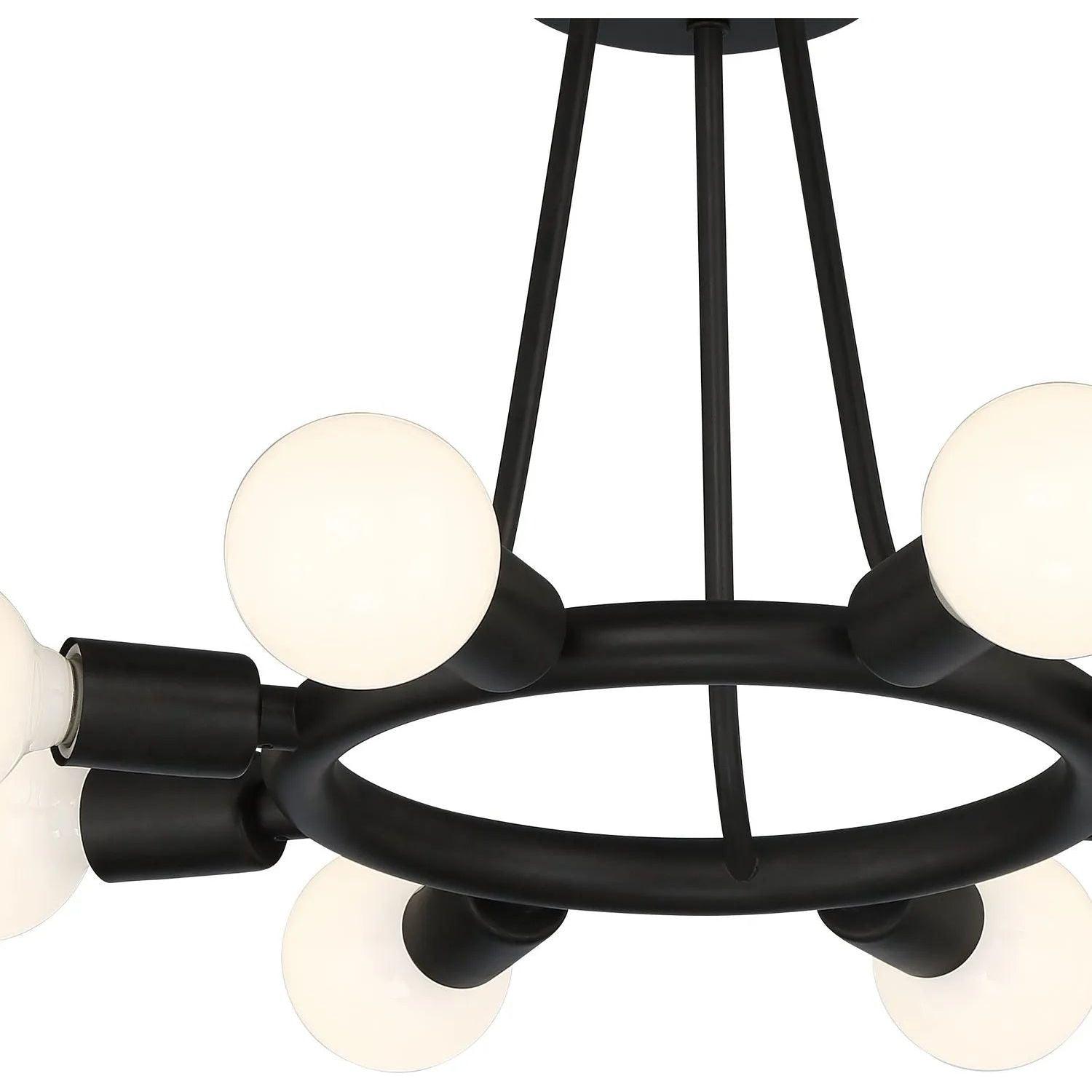 Crystorama - Dakota Ceiling Mount - 9043-BK - Canada Light Shop