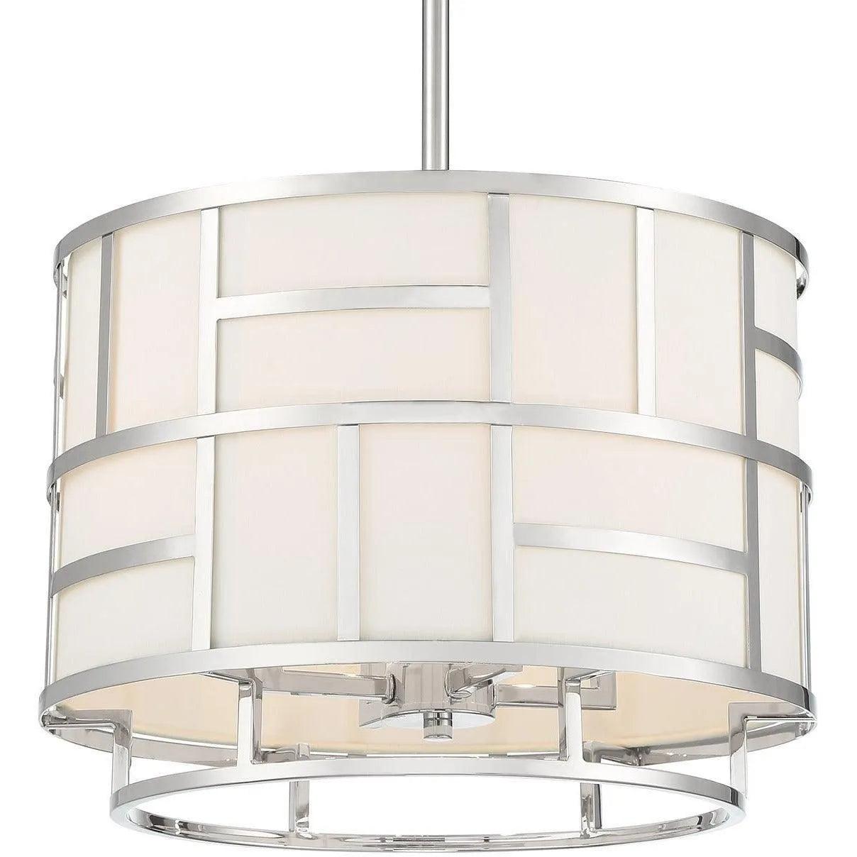 Crystorama - Danielson Four Light Chandelier - DAN-404-PN - Canada Light Shop