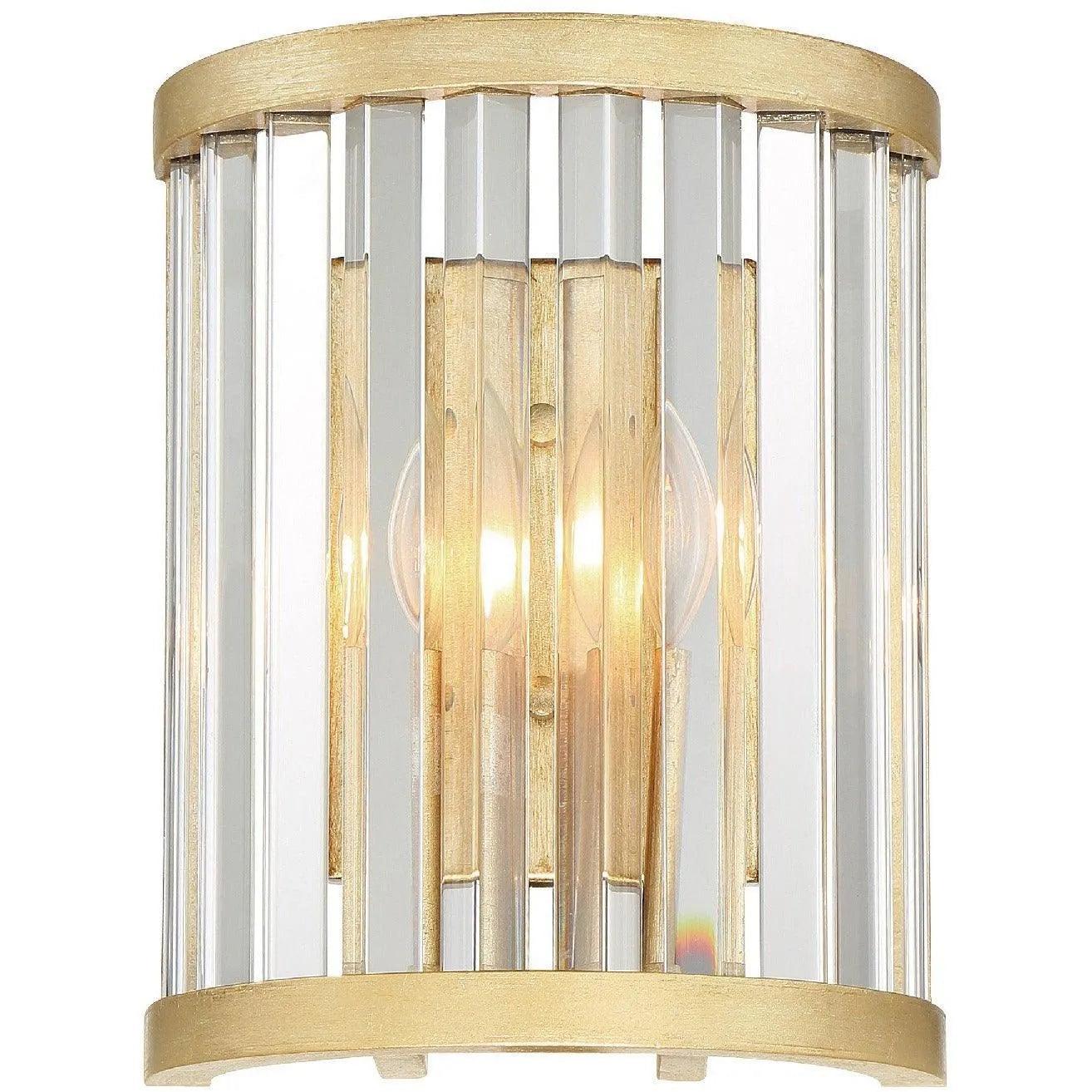 Crystorama - Darcy Two Light Wall Mount - DAR-1012-DT - Canada Light Shop