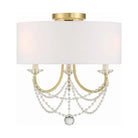 Crystorama - Delilah Ceiling Mount - DEL-90803-AG_CEILING - Canada Light Shop